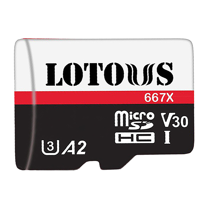 کارت حافظه‌ microSDHC لوتوس استاندارد U3 A2 مدل 667X ظرفیت 64 گیگابایت